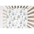 thumbnail image 1 of Drap de Berceau Mini Animaux de la Forêt Literie de Pépinière Scandinave - Scandi, 1 of 4