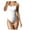 White, variant on Fengqque Jumpers for Women with Clearance Overalls Casual Jumpsuits Plus Size Summer Threaded Low Neck Sleeveless Tank Top Skinny Bodysuit