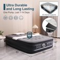 Air Mattress 18", Queen Air Mattress with Built in Pump, Inflatable