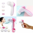 thumbnail image 2 of US 2 Pack 5-in-1 Electronic Face Facial Deep Clean Brush Exfoliate Spa Massage, 2 of 5