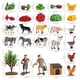 thumbnail image 1 of Figuras de animales de granja juguetes 36 PCS iqipets, 1 of 2
