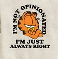 thumbnail image 3 of Garfield - Always Right - Toddler & Youth Crewneck Fleece Sweatshirt, 3 of 5