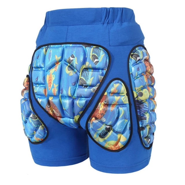 Kids Padded Shorts With Hip Protection, Scratch Protection For Skating, Skiing, Snowboarding