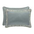 thumbnail image 2 of Five Queens Court  Garrison Blue Paisley Decorative Boudoir Pillow, 2 of 3