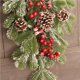 thumbnail image 3 of Monstrate Colgante de de Navidad para pared, guirnaldas colgantes para exteriores, adornos artificiales para puerta delantera, diseño de escena Kits de decoración para fiestas, 3 of 6