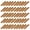Kraft paper window, variant on Giaone Friendly Pen Holder Cardboard Pen Packaging Gift Box Pack of 50