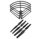 thumbnail image 2 of Hélice + Tren de Aterrizaje + de Protección de Apoyo para X5SC X5SW Drone Quadcopter , HS100 MQ001 T35 control remoto Negro 3 Hugo Hélice RC Drone, 2 of 10