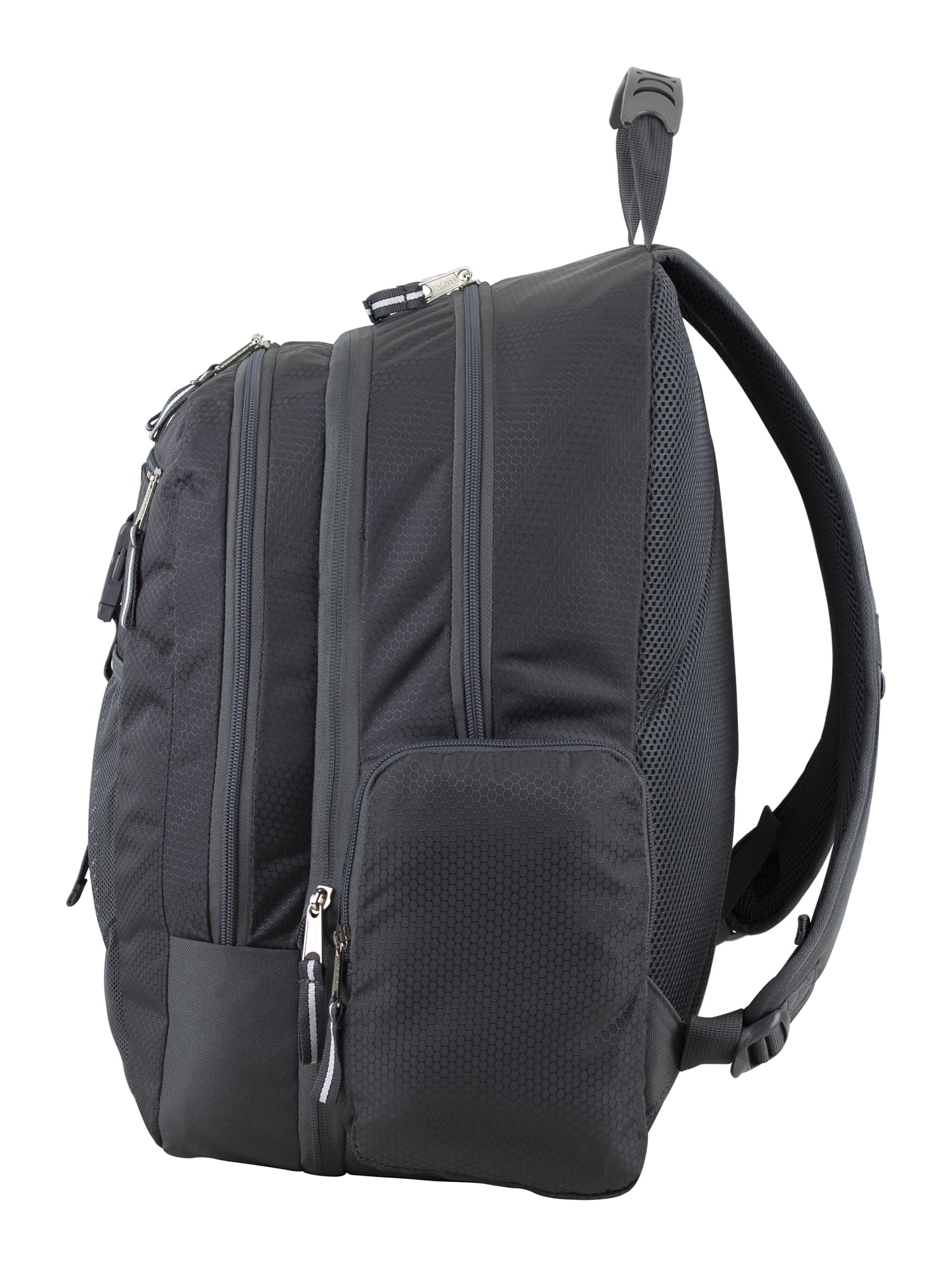 Eastsport Unisex 19" Premier Expandable Recycled Backpack, Charcoal