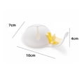thumbnail image 2 of 2pcs mini egg white yolk separator with silicone plastic holder egg white yolk separator, 2 of 5