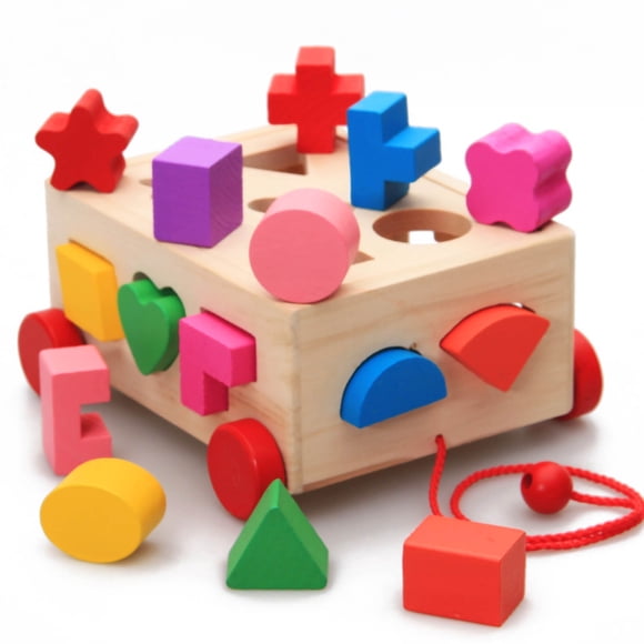 Juguetes para niños, carrito de madera, juguete de desarrollo, regalo para niños, carrito de madera, juguete para lograr más