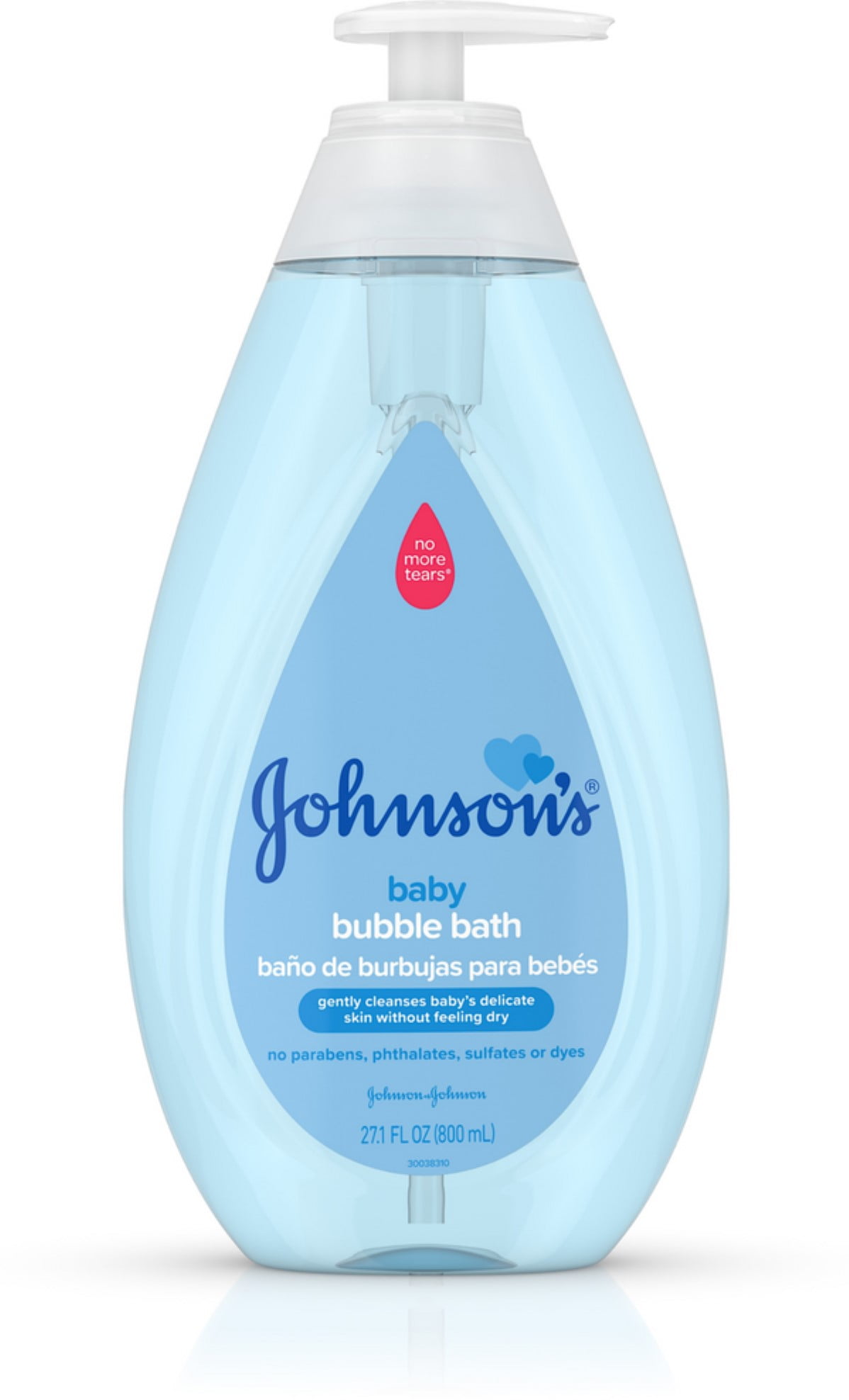 JOHNSON'S Paraben Free Baby Bubble Bath, for Gentle Baby Skin Care 27.1