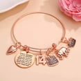 thumbnail image 3 of TURANDOSS Birthday Gifts for 14 Year Old Girls Elephant Charm Bracelets 14 Yr Old Birthday Gifts for Granddaughter Daughter’s Birthday Bracelets for Kids Christmas Gifts Birthday Presents, 3 of 3