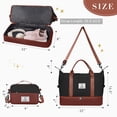 thumbnail image 2 of Gynky Travel Duffle Bag Set 2 Pack Weekender Bags for Women with Shoe Compartment Carry On Overnight Gym Duffel Bags with Wet Pocket Hospital Bags for Labor and Delivery, 2 of 8