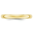 thumbnail image 3 of Bague en Or Jaune 10k Solide Poli Gravable 3mm Demi-Rond Taille 10.5 Bijoux Cadeaux pour Femmes, 3 of 3