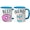 Blue, variant on Coffee And Donut Best Friends Coffee Mug 11oz Duo Set White