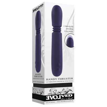 Evolved Handy Thruster Rechargeable Thruster Vibe Silicone Purple