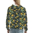 thumbnail image 7 of Sikiie Hand Drawn Citrus Fruits Elegant Lemons Women's Casual Hoodies Long Sleeve Lightweight Pullover Tops Loose Sweatshirt-X-Large, 7 of 7