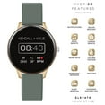 thumbnail image 3 of Kendall + Kylie Female Adult Smart Watch w/ Extra Strap & Earbud Set, Green Camo, 3 of 7