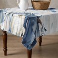 thumbnail image 4 of Blue Fall Pumpkins Table Cloth Waterproof Tablecloths, Thanksgiving Maple Leaf Tree Vintage Tablecloth Dining Table Cover for Kitchen Party Tabletop Outdoor, Square Tablecloth 60x60 Inch, 4 of 9