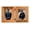 Class, variant on Senior - Class of 2027 - Graduation Frame - Natural Wood Hinged 2 Side by Side Portrait 5x7 Picture Frames