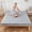 Zella-grey, variant on Zelladorra Japanese Floor Mattress, Futon Mattress with Portable Storage Bag, Roll Up Mattress Thick Tatami Mattress Suitable for Camping, Guest Room (Cream Gradient, Queen)