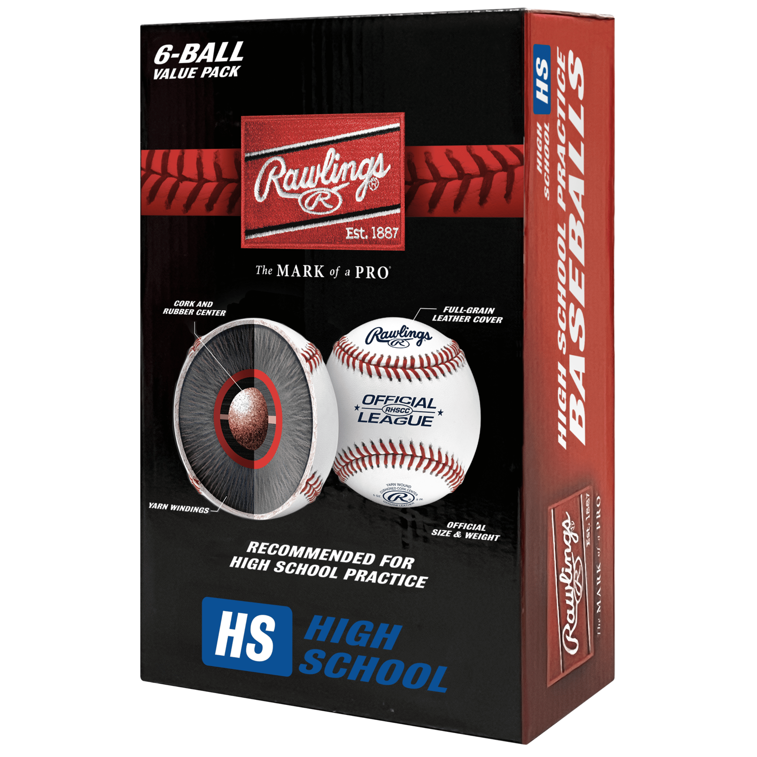 Rawlings | High School Baseball | 1 Count