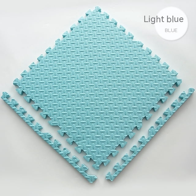 5 uds estera de ejercicio/alfombrillas protectoras para suelo con azulejos entrelazados de espuma EVA y piezas de borde adecuadas para equipos de gimnasio, Yoga