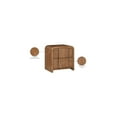 thumbnail image 2 of Meridian Furniture Fluted Walnut Night Stand, 2 of 11