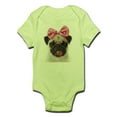 thumbnail image 1 of CafePress - Pug Body Suit - Baby Light Bodysuit, 1 of 1