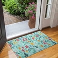 thumbnail image 2 of Pioneer Flower Floral Print Pattern Door Rugs,Washable Non Slip Door Mats Indoor,Decorative Door Mats,Entry Mat Indoor for Entrance,Bedroom,Kitchen,Bathroom,17"x30", 2 of 6