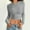 Grey, variant on Women's Long Sleeve Slim Fit Crew Neck Long Sleeve T Shirt Tops Tops Plain Basic Crop Top Casual Clothes Streetwear Clean Girl Clothes Men's Thermals Top And Bottom Mens Long Sleeve Running Shirt Cold