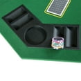 thumbnail image 5 of INO Design 48" 8-Player Foldable Poker Table Top Texas Holdem Octagon Card Tabletop Layout Casino Game Mat Green, 5 of 7
