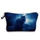 thumbnail image 1 of Bolsas y estuche de cosméticos Cool Cat para mujer y niña, bolso de mano para maquillaje, neceser portátil, organizador de galletas, bolsa de almacenamiento para mujer Fivean unisex, 1 of 2