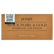 Petitfee Black Pearl & Gold Hydrogel Eye Patch, 60 Pieces, 2.96 oz (84 g)