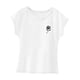 thumbnail image 3 of Camiseta de verano suave con cuello redondo para mujer, para viajes de vacaciones en la oficina, mochilero S, 3 of 7