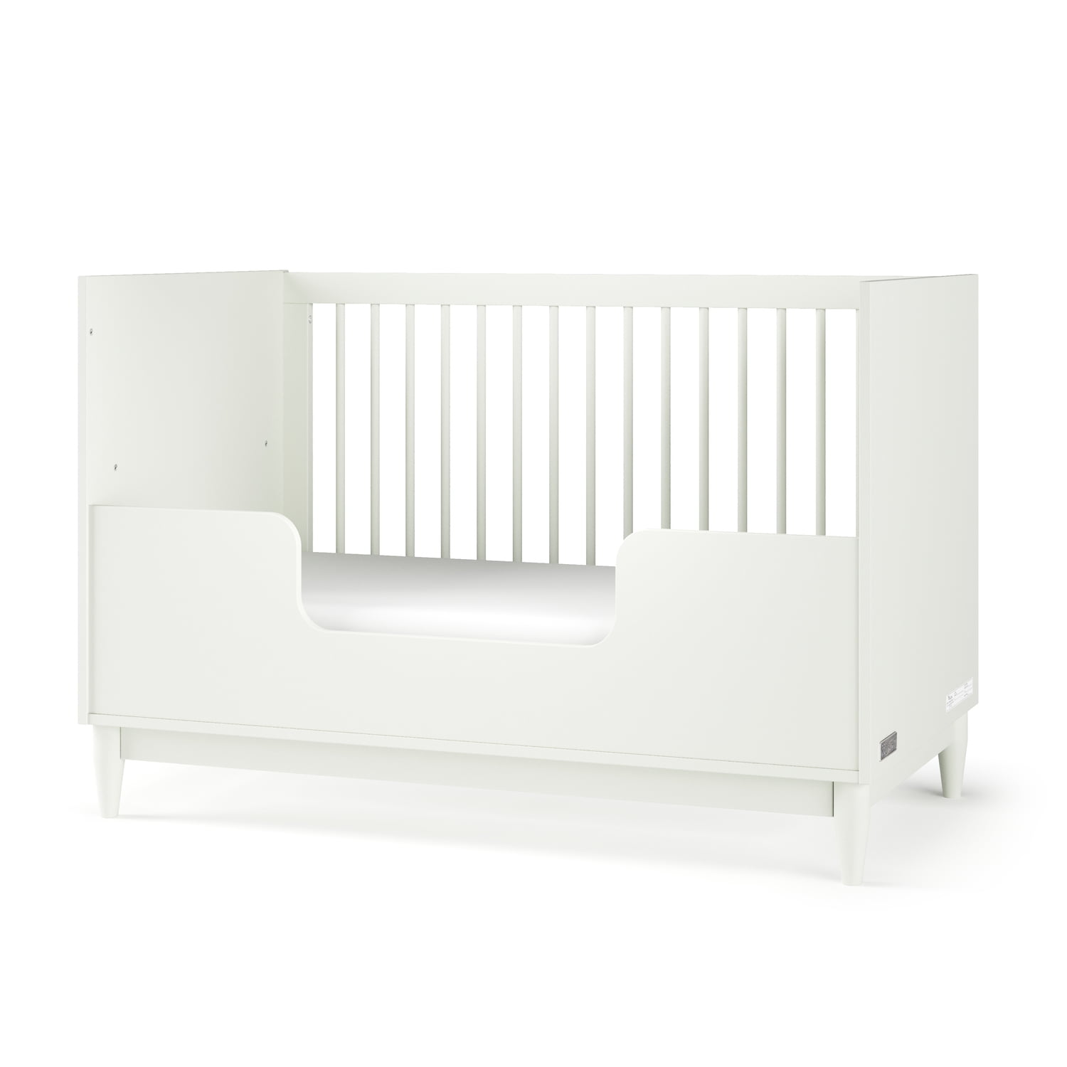 Child Craft Toddler Guard Rail for Wynwood Crib Conversion, Durable MDF Construction, Cloud White
