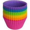 thumbnail image 1 of Moldes de silicona U Chef para Cupcakes Muffins Reutilizables 12 Pz, 1 of 6