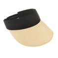thumbnail image 1 of Sombrero de paja sombrero de visera para mujer sombrero de playa de verano para mujer sombreros de sol gorras de visera para exterior gorra de playa - Beige Macarena Sombrero de paja al borde ancho, 1 of 8