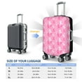 thumbnail image 6 of Balery Luggage Cover Breast Cancer Awareness (3) Print Suitcase Covers for Luggage Elastic Washable Suitcase Protector Fits 18-32 Inch Luggage-Small, 6 of 9