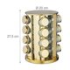 thumbnail image 4 of Carousel for golden spices with 16 glasses, 4 of 5