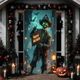 thumbnail image 2 of Glow in the Dark Pirate Banner Halloween Skeleton Ghost Decoration Scary Theme for Halloween Party Outdoor Event Night Decor, 2 of 8