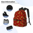 thumbnail image 3 of Honeii Hohey Bee Golden Print School Backpack,Casual Lightweight Travel Rucksack Daypack,Backpacks for College High, 3 of 6