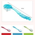 thumbnail image 3 of Long Handled Bath Shower Back Brush PET Body Scrubber PS Plastic Massager Skin Cleaning Tool, 3 of 3