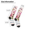 thumbnail image 5 of Easygdp Bird And Floral Fashionable Adult Sockings&Sports Sockings&Breathable Sockings, Non-Pilling,Contrasting Color Design, 5 of 9