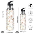 thumbnail image 2 of Yayeee 20oz Insulated Water Bottle Double Wall Stainless Steel with Flip Straw Lid, Small Floral Pattern, 2 of 7