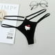 thumbnail image 1 of Sanrio-Tanga de Hello Kitty para mujer, ropa Sexy de dibujos animados, con correa fina, calada, triangular, de cintura baja, regalos, 1 of 4