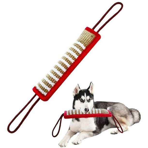 Dog Bite Tug Toy Strong Dog Pull Toy with Tough Jute Interactive