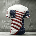 thumbnail image 4 of USA Soccer Men's Shirts 2026 Country Team Crewneck Short Sleeve Fan International Football Shirt Loose Fit Fashion Jerseys for Men, 4 of 5