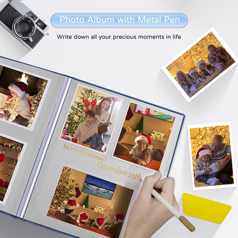 FGCFGC Linen Photo Album, Self-Adhesive 60 Pages photo 5