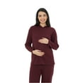 thumbnail image 3 of LVMA9616 - Women's Chic Comfort for Moms-to-Be 2 Piece Maternity Sweatsuit, 3 of 6